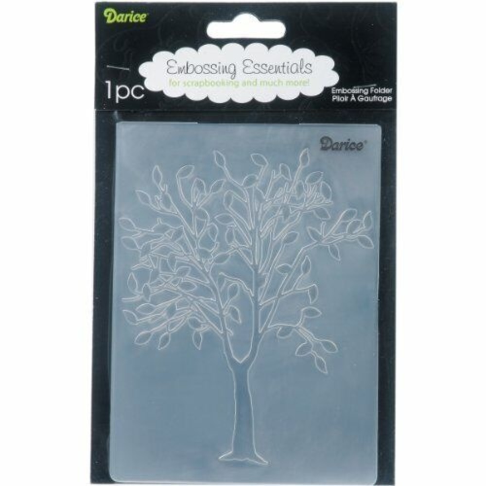 Darice Embossing Folder, STD, Falling Leaves